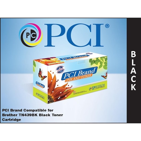 Pci Pci Brother Tn439Bk Tn-439Bk Black Toner TN-439BK-PCI